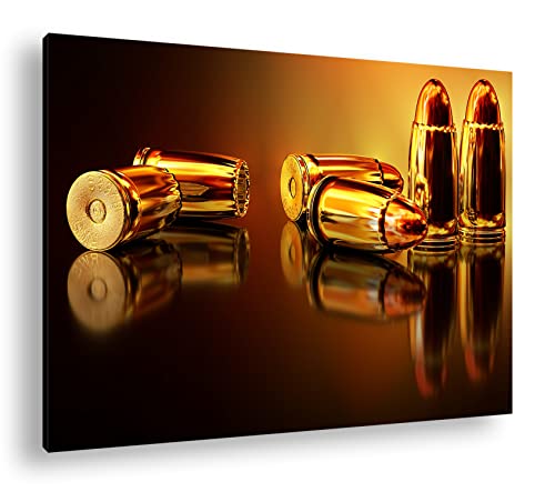 deyoli 9mm Patronen Format: 60x40 als Leinwandbild, Motiv fertig gerahmt auf Echtholzrahmen, Hochwertiger Digitaldruck mit Rahmen, Kein Poster oder Plakat deyoli 9mm Patronen Format: 60x40 als Leinwandbild, Motiv fertig gerahmt auf Echtholzrahmen, Hochwertiger Digitaldruck mit Rahmen, Kein Poster oder Plakat von deyoli
