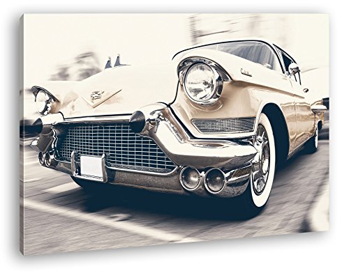 deyoli Ästhetischer Oldtimer im Format: 120x80 als Leinwandbild, Motiv fertig gerahmt auf Echtholzrahmen, Hochwertiger Digitaldruck mit Rahmen, Kein Poster oder Plakat deyoli Ästhetischer Oldtimer im Format: 120x80 als Leinwandbild, Motiv fertig gerahmt auf Echtholzrahmen, Hochwertiger Digitaldruck mit Rahmen, Kein Poster oder Plakat von deyoli