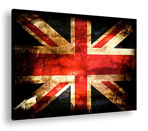 deyoli England Flagge Format: 120x80 als Leinwandbild, Motiv fertig gerahmt auf Echtholzrahmen, Hochwertiger Digitaldruck mit Rahmen, Kein Poster oder Plakat deyoli England Flagge Format: 120x80 als Leinwandbild, Motiv fertig gerahmt auf Echtholzrahmen, Hochwertiger Digitaldruck mit Rahmen, Kein Poster oder Plakat von deyoli