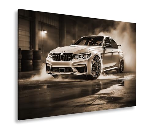 deyoli Leinwandbild Rauch und Power – ein BMW entfesselt pure Drift-Energie. Format: 100x70cm Effekt: Sepia XXL Kunstdruck Bild auf Keilrahmen/Wandbild/Wohnzimmer Dekoration deyoli Leinwandbild Rauch und Power – ein BMW entfesselt pure Drift-Energie. Format: 100x70cm Effekt: Sepia XXL Kunstdruck Bild auf Keilrahmen/Wandbild/Wohnzimmer Dekoration von deyoli