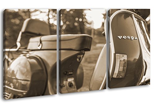 deyoli Leinwandbild Vespa rollt durch die malerische Landschaft Format: 120x80cm (3Teilig) Effekt:Sepia XXL Kunstdruck Bild auf Holzrahmen/Wandbild/Wohnzimmer Dekoration deyoli Leinwandbild Vespa rollt durch die malerische Landschaft Format: 120x80cm (3Teilig) Effekt:Sepia XXL Kunstdruck Bild auf Holzrahmen/Wandbild/Wohnzimmer Dekoration von deyoli