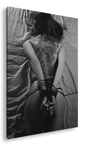 deyoli Leinwandbild Erotisch gefesselte Frau – Leidenschaft und Intensität Format: 70x50cm Effekt:Schwarz&Weiß XXL Kunstdruck Bild auf Holzrahmen/Wandbild/Wohnzimmer Dekoration deyoli Leinwandbild Erotisch gefesselte Frau – Leidenschaft und Intensität Format: 70x50cm Effekt:Schwarz&Weiß XXL Kunstdruck Bild auf Holzrahmen/Wandbild/Wohnzimmer Dekoration von deyoli
