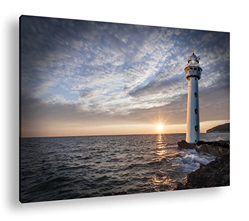 deyoli gigantischer Leuchtturm Format: 120x80 als Leinwandbild, Motiv fertig gerahmt auf Echtholzrahmen, Hochwertiger Digitaldruck mit Rahmen, Kein Poster oder Plakat deyoli gigantischer Leuchtturm Format: 120x80 als Leinwandbild, Motiv fertig gerahmt auf Echtholzrahmen, Hochwertiger Digitaldruck mit Rahmen, Kein Poster oder Plakat von deyoli