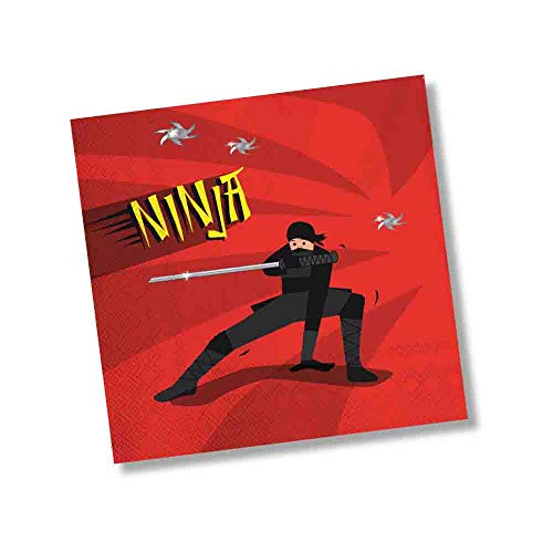 DH-Konzept Servietten Mutiger Ninja 20er Pack von dh-Konzept