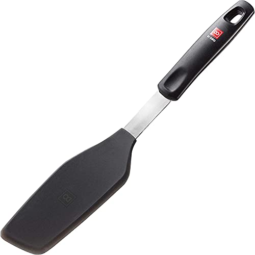 DI ORO® - Designer Serie - Silikon Pfannenwender - 315°C hitzebeständiger flexibler Spatel aus Silikon und Edelstahl - Das Beste Silikon Pfannenwender - Perfekt für Omelettes und Hamburger von di Oro Living