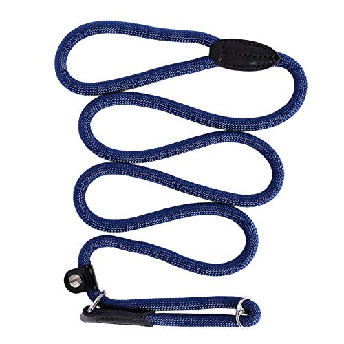 lionto Retrieverleine robust und wetterfest für Hunde Aller Größen, schnell anzulegende Hundeleine und Halsband in Einem, 170 cm, fellschonende Führleine mit integriertem Zugstopp, vegan, blau lionto Retrieverleine robust und wetterfest für Hunde Aller Größen, schnell anzulegende Hundeleine und Halsband in Einem, 170 cm, fellschonende Führleine mit integriertem Zugstopp, vegan, blau von lionto