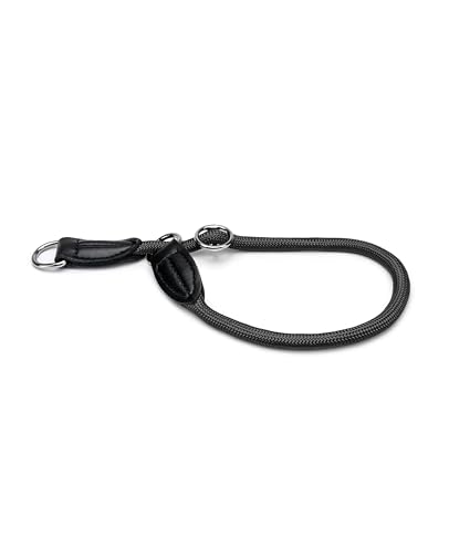 lionto Hundehalsband Retrieverhalsband Dressurhalsband, Länge 60 cm, schwarz von lionto