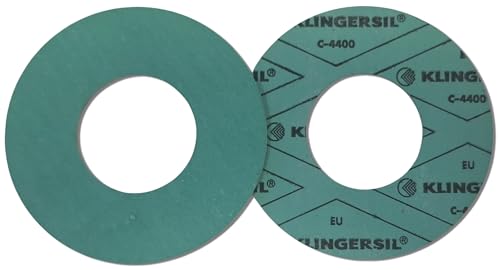 diconfa Klingersil C-4400 Flanschdichtung DIN 2690 - DN15 bis DN500-1 bis 100 Stück - AUSWAHL: DN65 PN10-40 (127 x 77 x 2 mm), 2mm stark 2 Stück - DIN-Dichtung Dichtungsring Dicht-ring von diconfa