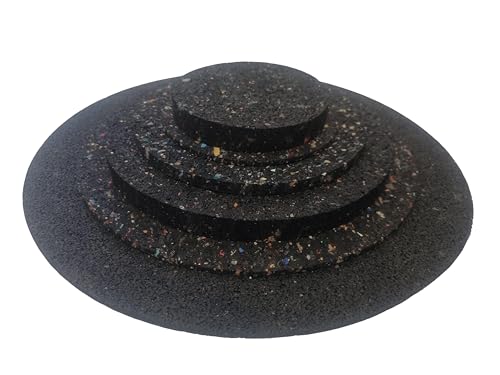 diconfa Kreis-RUNDE Bautenschutzmatte Durchmesser 0,1m bis 1,4m - STÄRKE 3 bis 20mm - Auswahl Ø 670mm (67cm), 20mm dick - Schutzmatte rund Gummigranulatmatte Gummiregenerat-Bodenmatte Ronde von diconfa