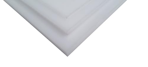 diconfa POM Platte Kunststoffplatte natur weiß NACH MAß - 2 bis 30mm stark - Auswahl: 900 x 2000mm (90 x 200cm), 25mm dick - Lebensmittel Chemiebeständig geruchsarm für Innen- und Außenbereich von diconfa
