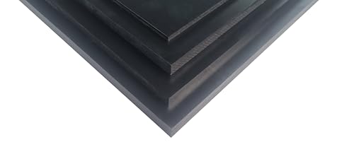 diconfa POM Platte Kunststoffplatte schwarz NACH MAß - 2 bis 30mm stark - Auswahl: 100 x 200mm (10 x 20cm), 8mm dick - Lebensmittel Chemiebeständig geruchsarm für Innen- und Außenbereich von diconfa