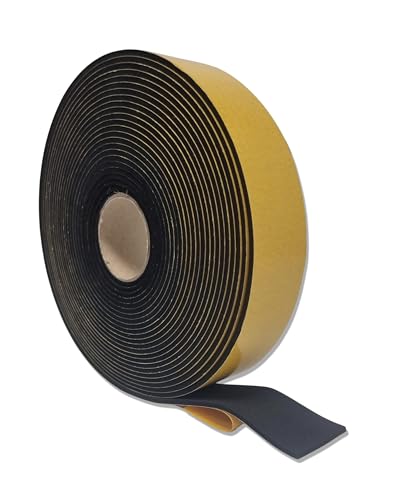 diconfa PROFILINE Dachfenster Dichtung 3mm kompatibel mit VELUX - SEHR FLEXIBEL - 44mm 54mm BREIT 0,05m bis 10m LANG- AUSWAHL 54 x 650mm - Schaum-stoff selbstklebend Lüftungsklappe Holz Kunststoff von diconfa