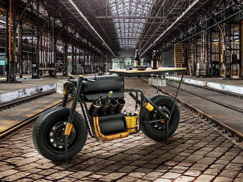 Faktorei Unikat-Motobike-Bar "Vector" - 95.036 Faktorei Unikat-Motobike-Bar "Vector" - 95.036 von die Faktorei