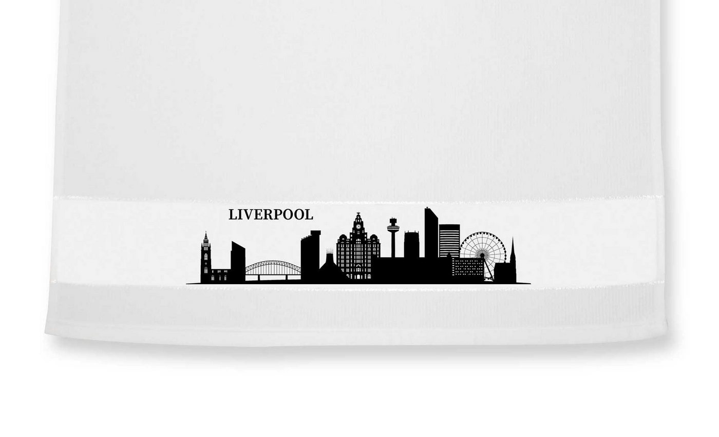 die Stadtmeister Geschirrtuch Skyline Liverpool von die Stadtmeister