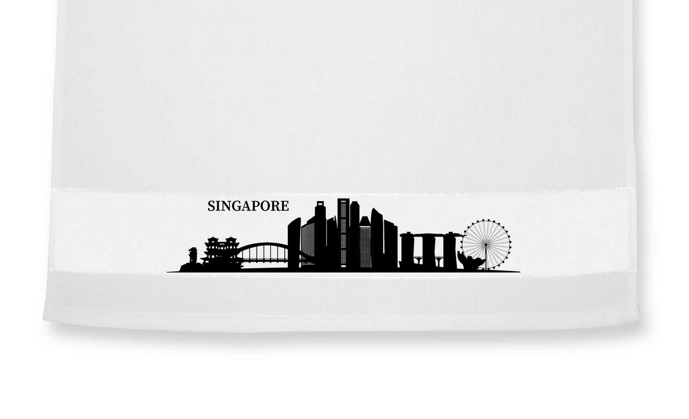 die Stadtmeister Geschirrtuch Skyline Singapur / Singapore von die Stadtmeister
