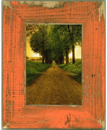 Bilderrahmen Landhaus orange 15x21 cm Bilderrahmen Landhaus orange 15x21 cm von die-geschenkidee