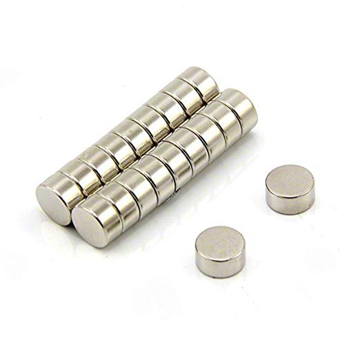 10x Neodym Scheibenmagnet Ø10x5mm Haftkraft 3,0 kg von die magnetprofis magnete und mehr