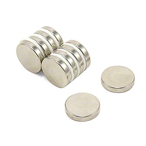 50x Neodym Scheibenmagnet Ø15x3mm Haftkraft 3,0 kg von die magnetprofis magnete und mehr