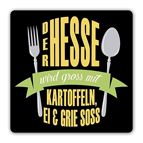 die stadtmeister Untersetzer Der Hesse Wird groß mit Kartoffeln, Ei & grie Soß von die stadtmeister