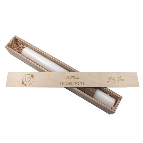 Kerzenbox personalisierbar mit Namen Kerzenboxen personalisiert Kommunionskerzen-Box Aufbewahrungsbox für deine Taufkerze Konfirmation oder Kommunionskerze Stabkerze 50cm Ornament Kreis Kerzenbox personalisierbar mit Namen Kerzenboxen personalisiert Kommunionskerzen-Box Aufbewahrungsbox für deine Taufkerze Konfirmation oder Kommunionskerze Stabkerze 50cm Ornament Kreis von die-veredler