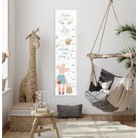 Personalisierte Messlatte Kinder Mit Boho Style, Geschenkidee Zur Taufe Oder Geburt von dieLotta