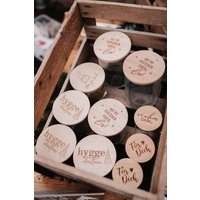 Vorratsglas Mit Holzdeckel | Glas Gravur Keksglas Weihnachten Adventszeit Dekoration Geburtstag Kleinigkeit Weihnachtsbäckerei von dieLotta