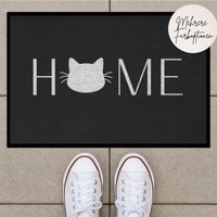 Katzen Fußmatte Mit Modernem Design - Türmatte Katzenmotiv Und Schriftzug Home Geschenk Für Katzenliebhaber, Einzug & Haustierfreunde Katzen Fußmatte Mit Modernem Design - Türmatte Katzenmotiv Und Schriftzug Home Geschenk Für Katzenliebhaber, Einzug & Haustierfreunde von diePflanziskaDesigns