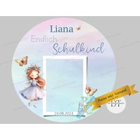 Tortenaufleger Einschulung, 1. Schultag, Erste Klasse, Schulanfang von dieTortenauflegerin