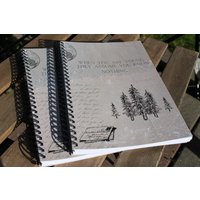 The One Notizbuch Im Folklorestyle/Taylor/A5/Mond/Wald/Tinte/Notizen/Spiralgebunden/Liniert/Brief/The Eras Tour/Fangeschenk/Grau von diekleineeulerei