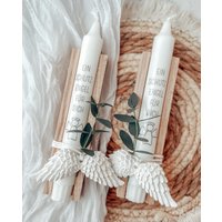 Schutzengel, Kerze, Schutzengelkerze, Geschenkidee, Engel, Beschützer von diemanufakturshop