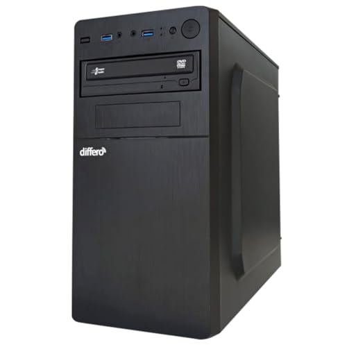 differo OR1639275 PC Intel Core™ i3 i3-10100 8 Go DDR4-SDRAM 256 Go SSD Windows 11 Home Bureau Noir von differo
