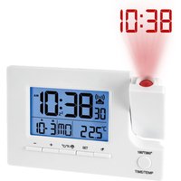 Funk-Projektionswecker Funkwecker USB 2 Alarme Temperaturanzeige Datum - 4-MV1022-3 von digi-tech GmbH