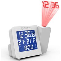 Miraval Funk-Projektionswecker Funkuhr Funkwecker Datumsanzeige Raumtemperatur von digi-tech GmbH