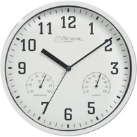 Wanduhr Thermometer Hygrometer 250 mm Küchenuhr Wohnzimmer Luftfeuchtigkeit von digi-tech GmbH