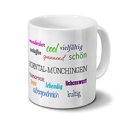 digital print Städtetasse Korntal-Münchingen - Motiv Positive Eigenschaften - Stadt-Tasse, Kaffeebecher, Mug, Becher, Kaffeetasse - Farbe Weiß digital print Städtetasse Korntal-Münchingen - Motiv Positive Eigenschaften - Stadt-Tasse, Kaffeebecher, Mug, Becher, Kaffeetasse - Farbe Weiß von digital print
