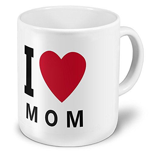 XXL Jumbo-Namenstasse Mom - XXL Jumbotasse mit Design "I Love Mom" - Muttertag Geschenkidee, Namens-Tasse, Namens-Krug, Becher, Mug von digital print