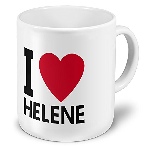 XXL Riesen-Tasse mit Namen „Helene“ - Jumbotasse mit Design "I Love Helene" - Namens-Tasse, Kaffeebecher, Becher, Mug von digital print