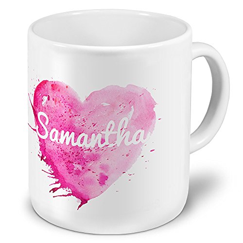XXL Riesen-Tasse mit Namen Samantha - Motiv Colorpaint - Namenstasse, Kaffeebecher, Becher, Mug von digital print