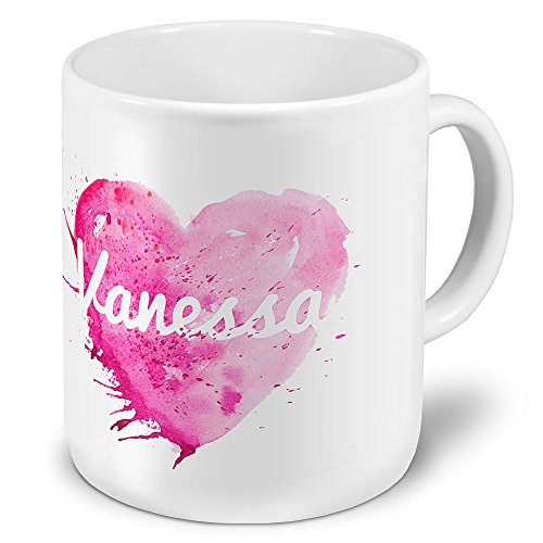 XXL Riesen-Tasse mit Namen Vanessa - Motiv Colorpaint - Namenstasse, Kaffeebecher, Becher, Mug von digital print