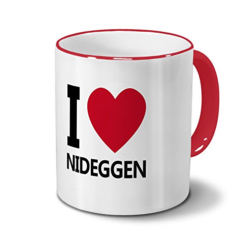 digital print Städtetasse Nideggen - Design I Love Nideggen von digital print