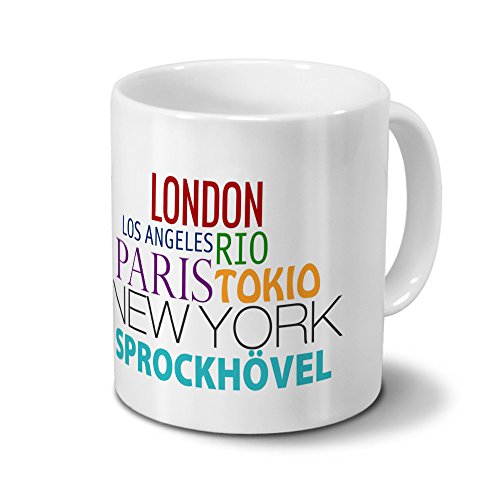 digital print Städtetasse Sprockhövel - Design Famous Cities in The World-Design von digital print