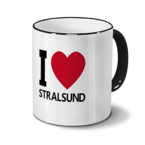 digital print Städtetasse Stralsund - Design I Love Stralsund von digital print