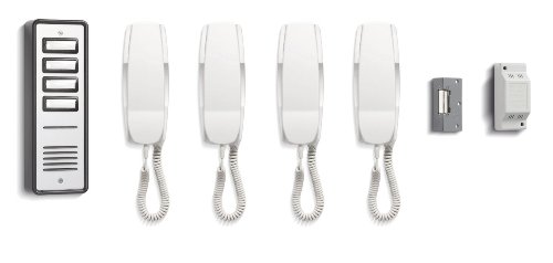TC243- BELL 904 4-fach Audio Türöffner Gegensprechanlage System mit Verschluss/Türöffner - Oberfläche von digiteck