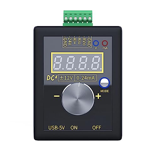 dijiusidy 0 24 mA Analogsignal Simulator Generator 4 stellige Helligkeit Einstellbarer Strom Spannungs Sender Professionell von dijiusidy
