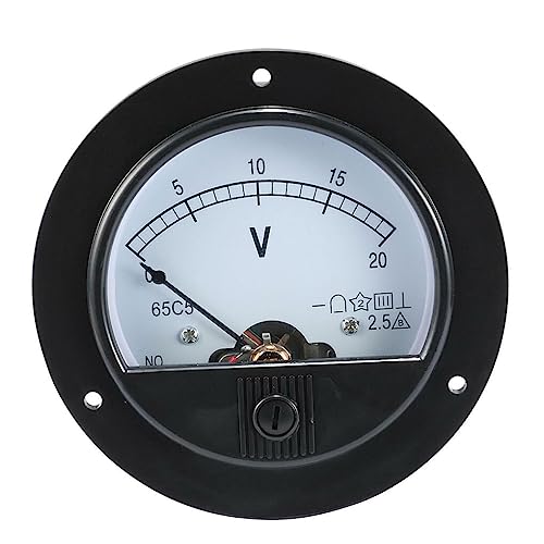 dijiusidy Analoges Panel Voltmeter – zuverlässiges Spannungsmessgerät zur Überwachung der Genauigkeit des Voltmeter Spannungsmessgeräts von dijiusidy