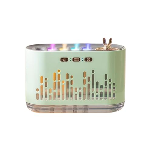 dijiusidy Aromatherapie Diffusor mit 35 Dezibel leiser und trockener Verbrennung für ultimative Entspannung ABS, Grün von dijiusidy