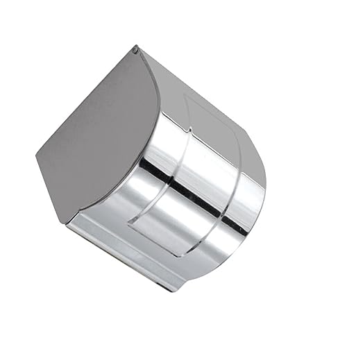 dijiusidy Materialien Haltbarkeit und Langlebigkeit im Toilettenpapierhalter Toilettenpapierhalter mit Rolltür aus Edelstahl von dijiusidy