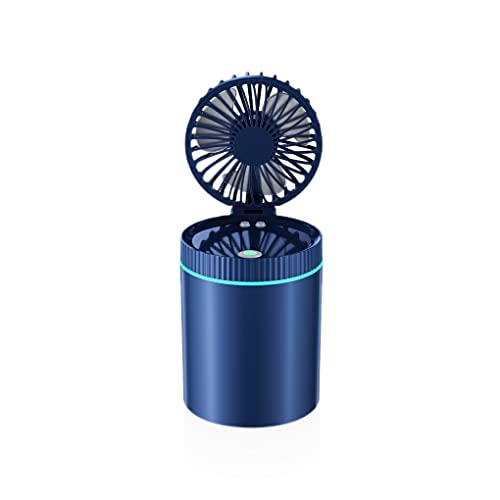 dijiusidy Mini Water Spray Fan Mist Wiederaufladbarer Office Dorm Desktop Handheld Persönlicher Luftbefeuchter Travel Cooling Zubehör, Blau von dijiusidy