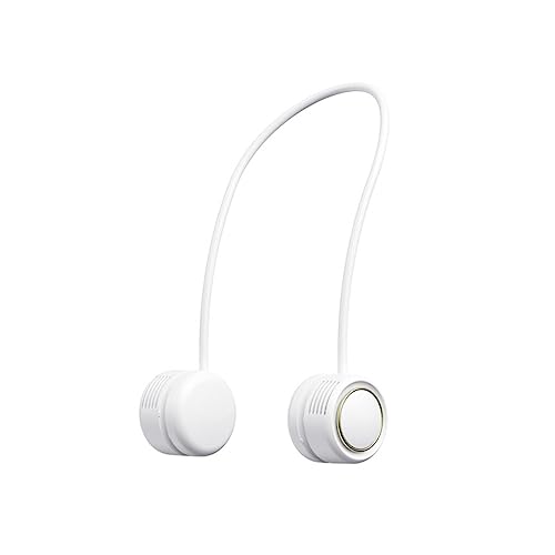 dijiusidy Tragbarer Halsventilator zum Aufhängen 3 Gang Wearable Neckband Sports Mini Cooling Personal Office Indoor Retractable Button Control, Weiß dijiusidy Tragbarer Halsventilator zum Aufhängen 3 Gang Wearable Neckband Sports Mini Cooling Personal Office Indoor Retractable Button Control, Weiß von dijiusidy