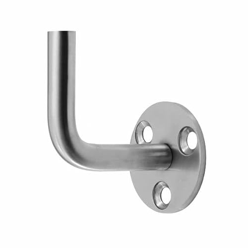 Edelstahl Handlaufträger in 8 Ausführungen Handlaufhalter Handlaufwandhalter Halterung (Edelstahl: M6 Gewinde) von dilou